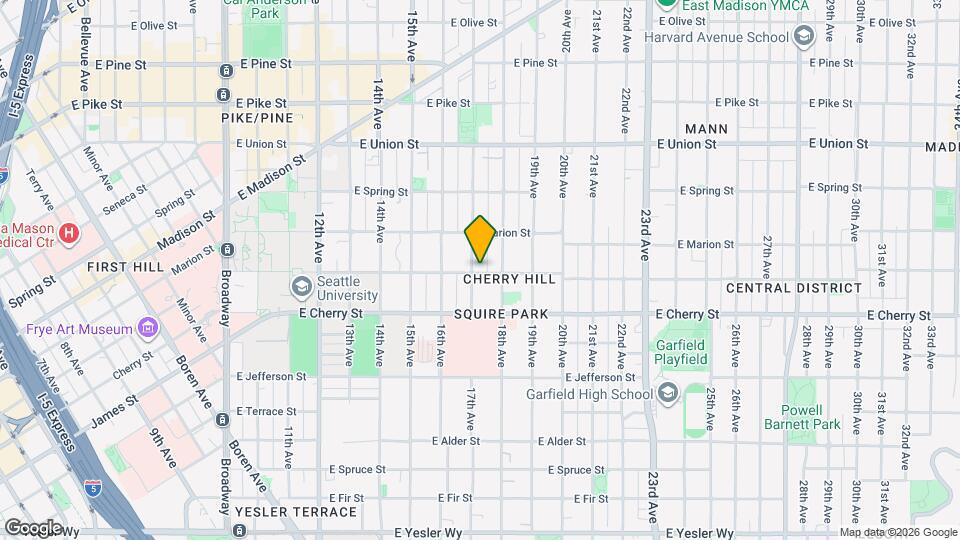 1702 E Columbia St Map and Location Details