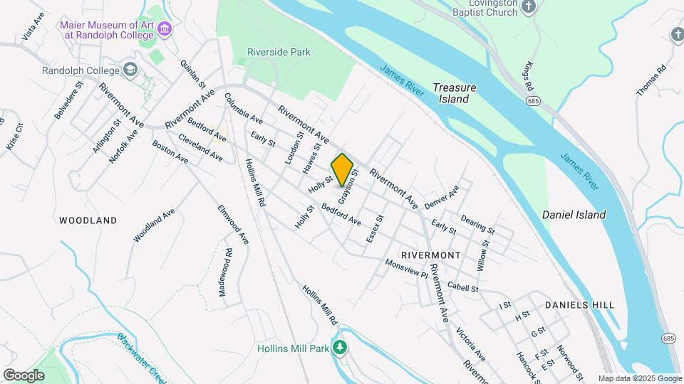 409 Grayson St Map and Location Details