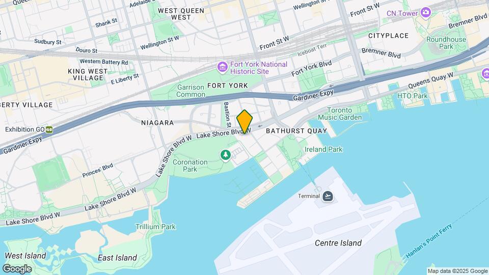 637-637 Lake Shore Blvd W Map and Location Details
