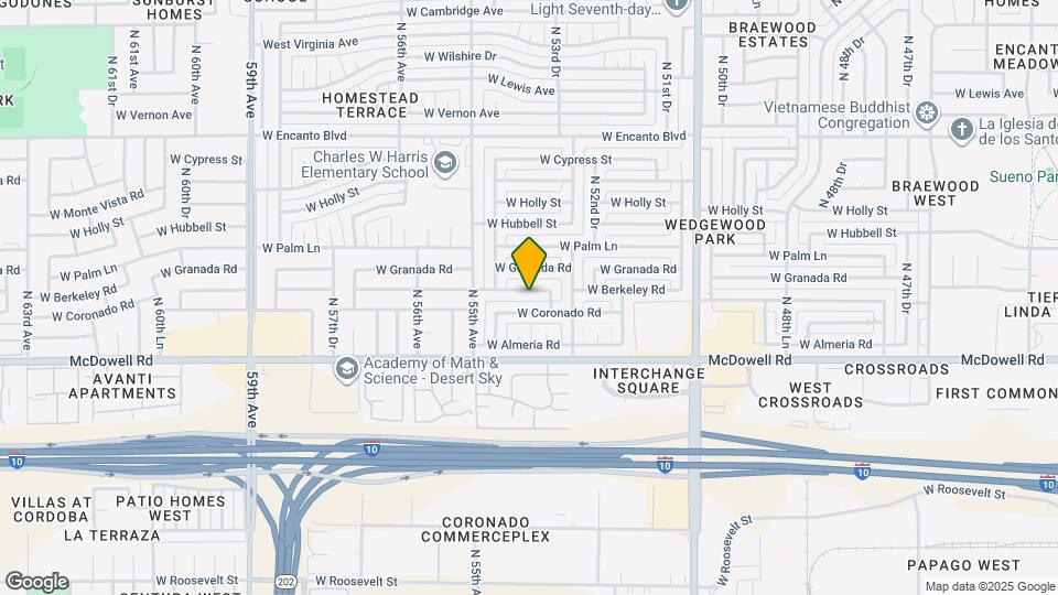 5337 W Berkeley Rd Mapa y Detalles de la Ubicación