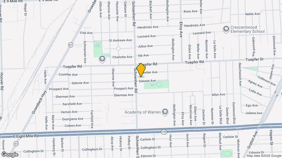 13629 Sidonie Ave Map and Location Details