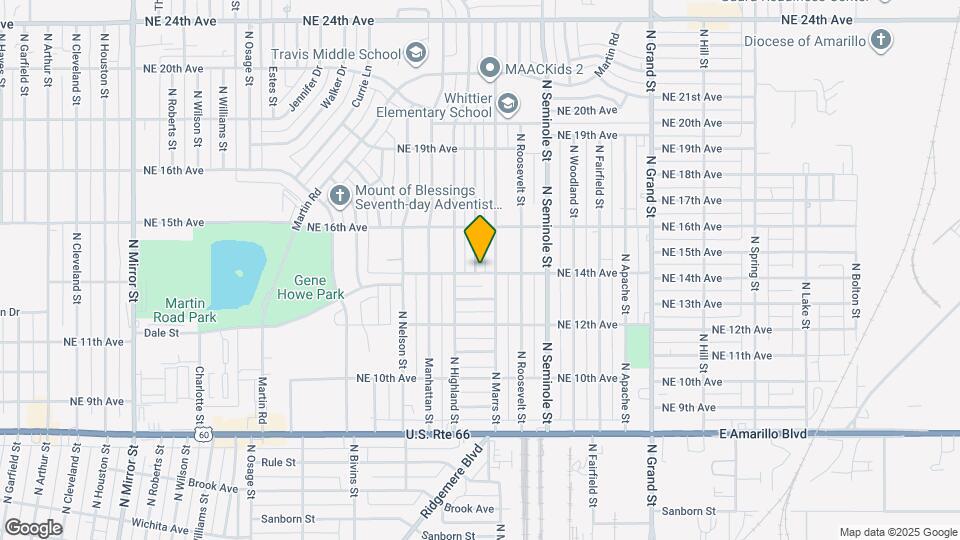 1400 Nix St Map and Location Details