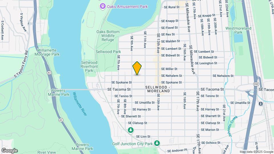 934 SE Nehalem St Map and Location Details