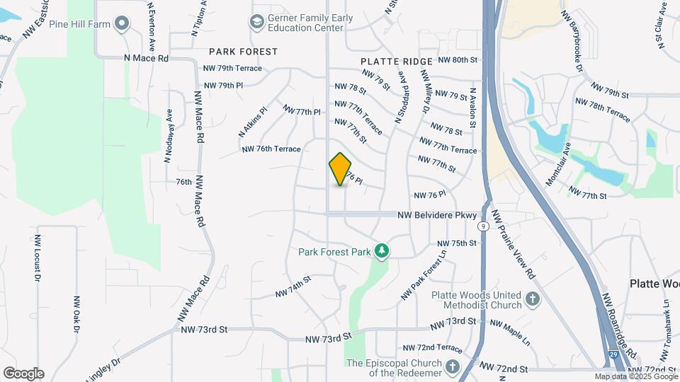 7616 N Serene Ave Map and Location Details