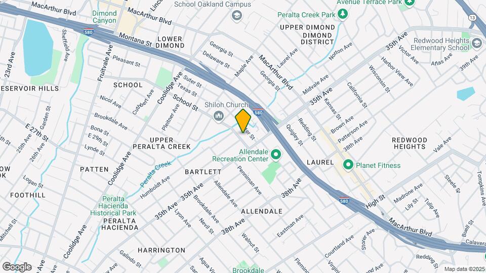 3438 School St Mapa y Detalles de la Ubicación