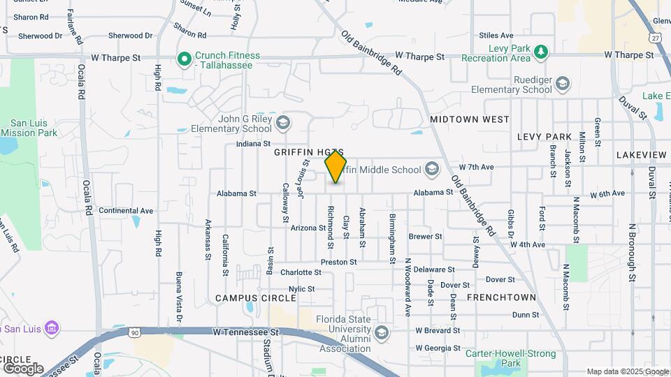 1228 Alabama St Map and Location Details