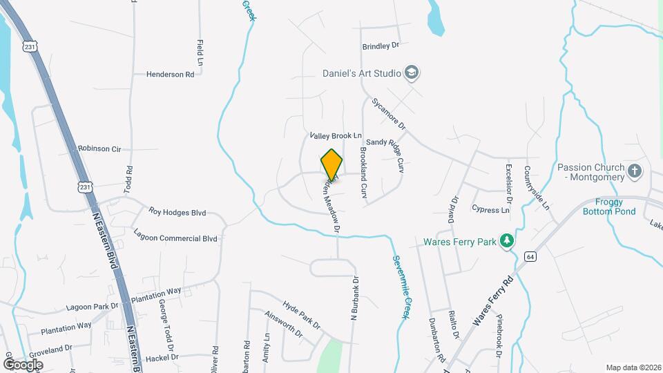 1132 Hidden Meadow Dr Map and Location Details