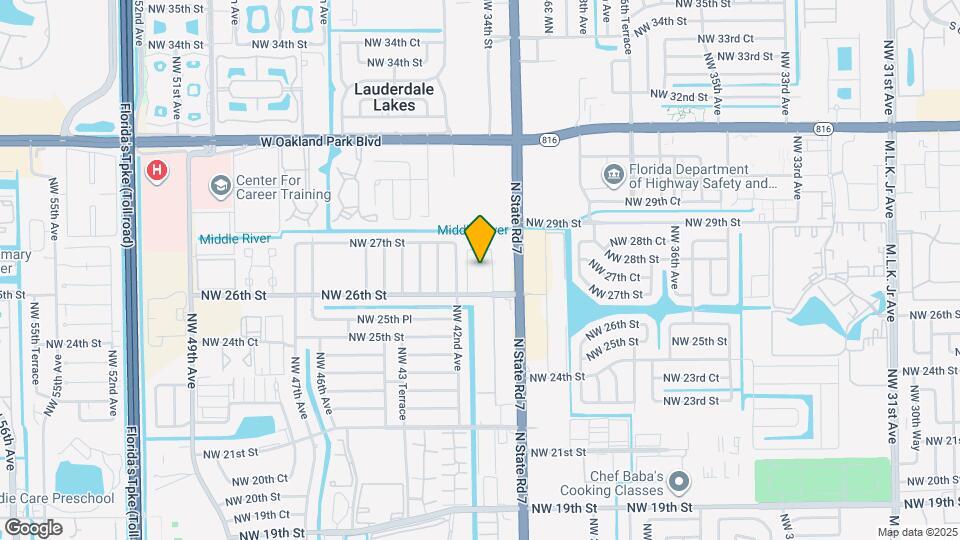 4121 NW 26th St Map and Location Details