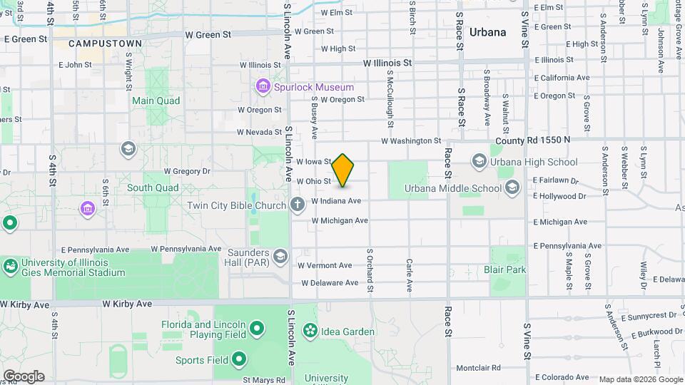 702 W Indiana Ave Mapa y Detalles de la Ubicación
