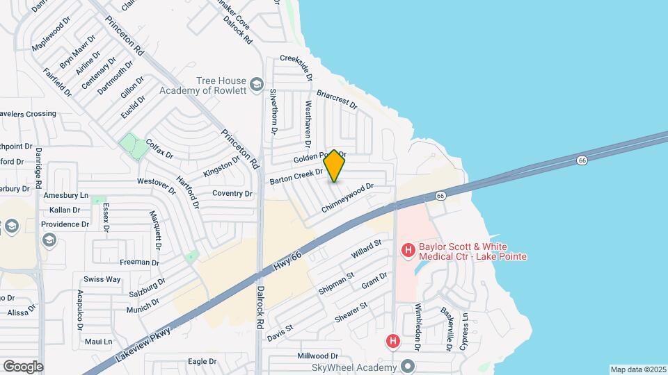 6814 Silver Lake Dr Map and Location Details