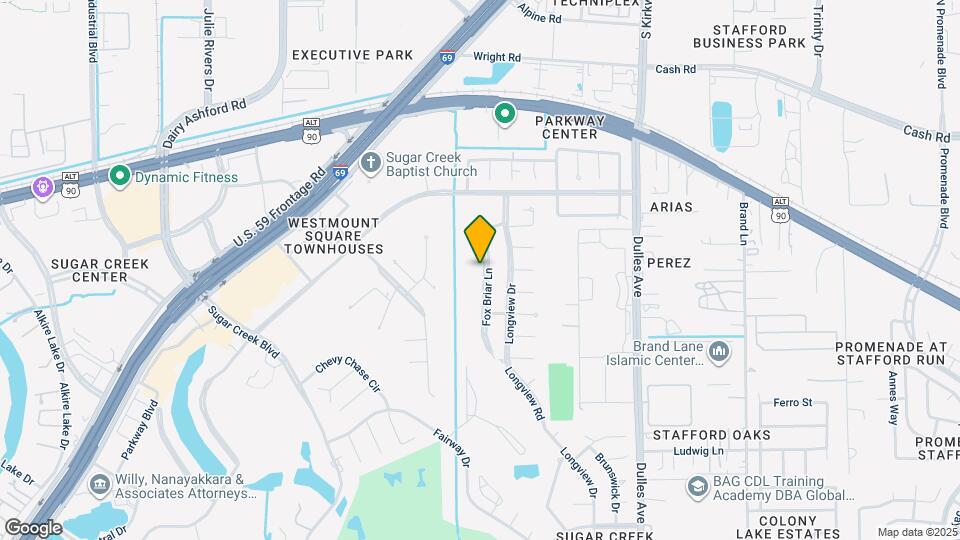 406 Fox Briar Ln Map and Location Details