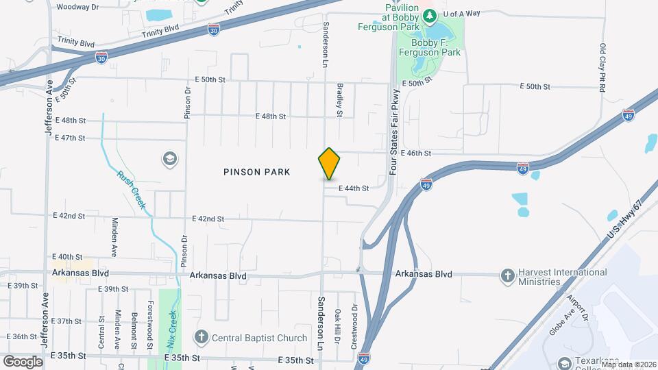 4402 Sanderson Ln Map and Location Details