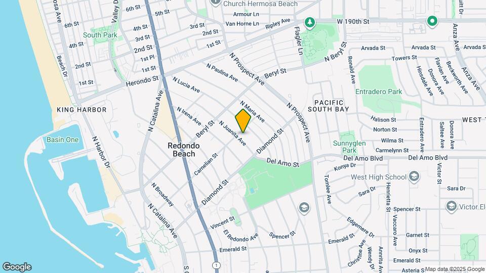 524 N Juanita Ave-Unit -FL1-ID641 Map and Location Details