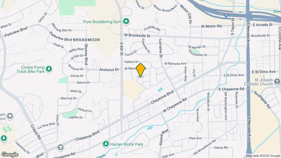 605 Commanche Dr Map and Location Details