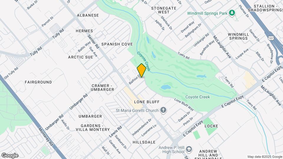 661 Oldham Way Map and Location Details
