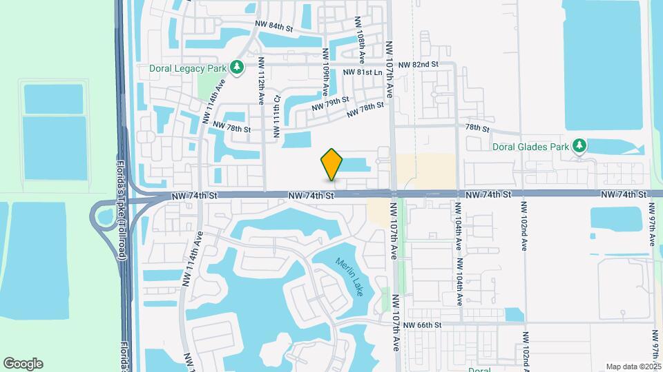 7406 NW 108th Path Map and Location Details