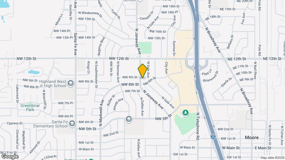 908 N Janeway Ave Map and Location Details