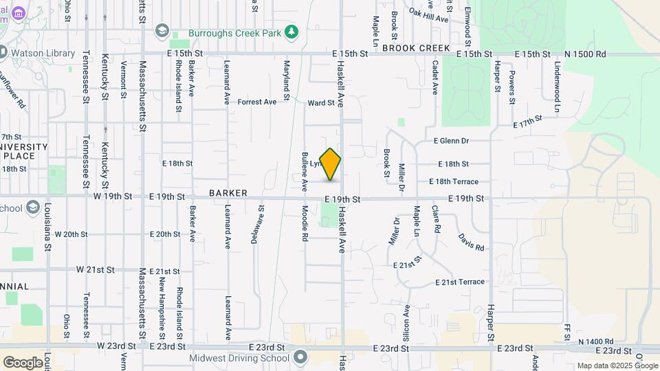 947 Homewood St Map and Location Details
