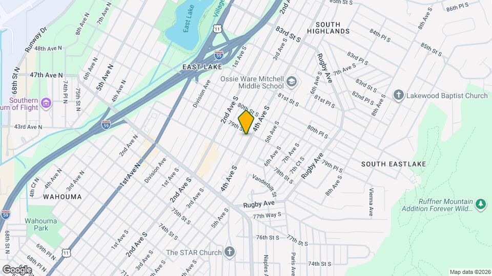 7832 4th Ave S Mapa y Detalles de la Ubicación