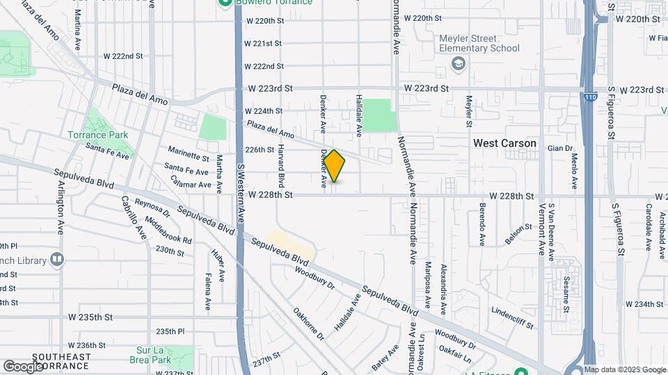 1447 W 228th St Map and Location Details