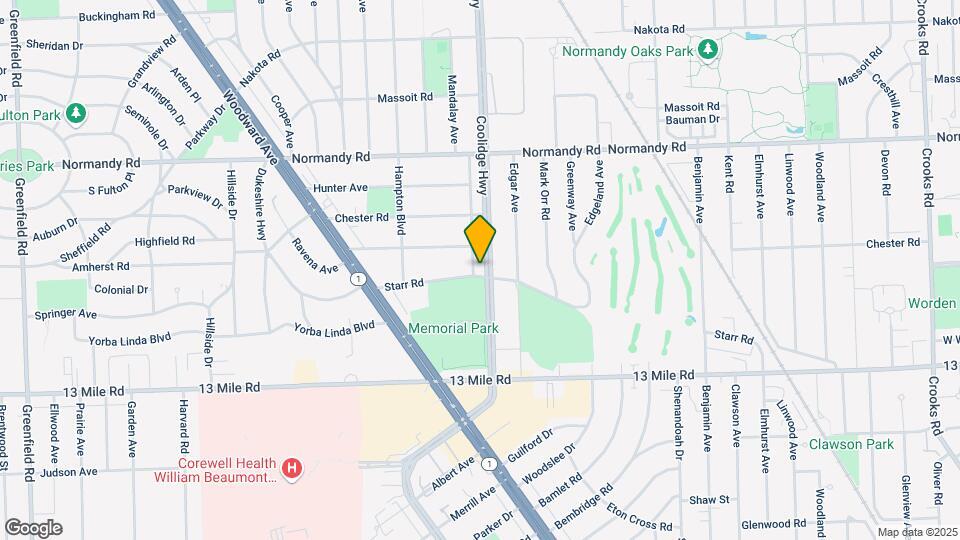 3703 Coolidge Hwy Map and Location Details