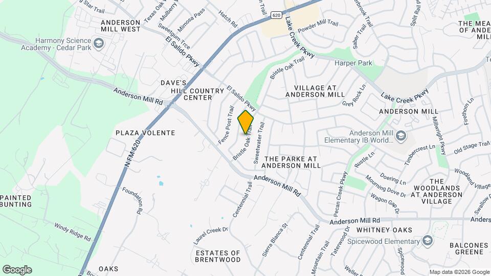 11464 Bristle Oak Trail Map and Location Details