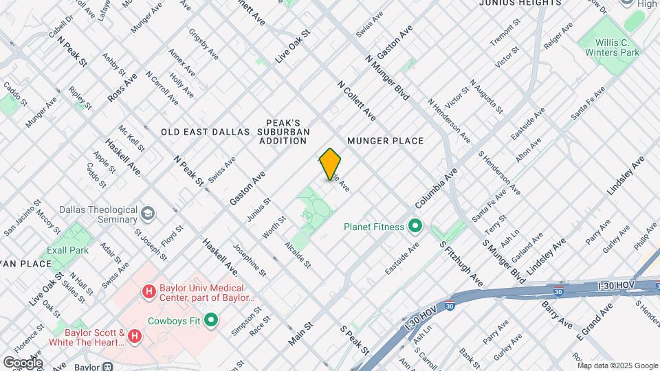 4721 Tremont St Map and Location Details