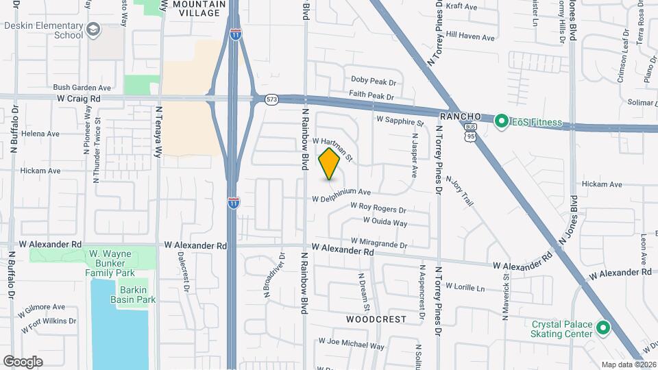 8756 N Begonia Ct Map and Location Details
