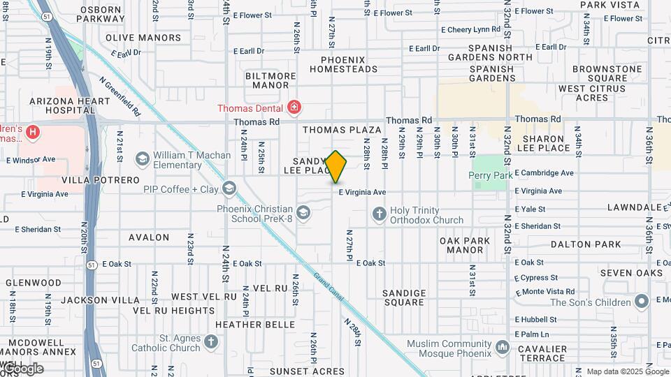 2601 N 27th St Mapa y Detalles de la Ubicación