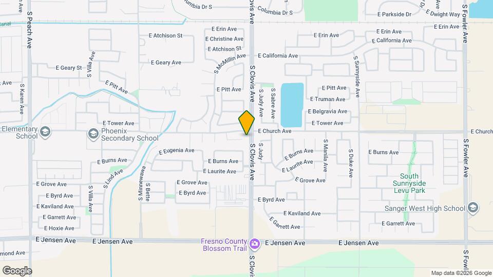 5597 E Edna Ave Map and Location Details