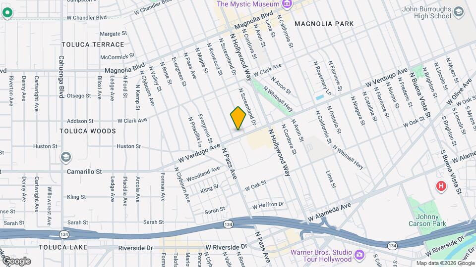 3911 W Verdugo Ave Map and Location Details