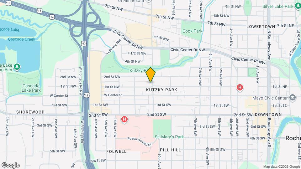 1103 1st St NW Map and Location Details