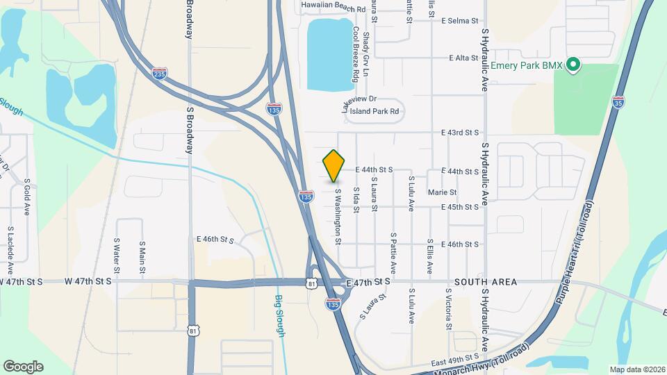 4549 S Washington Ct Map and Location Details