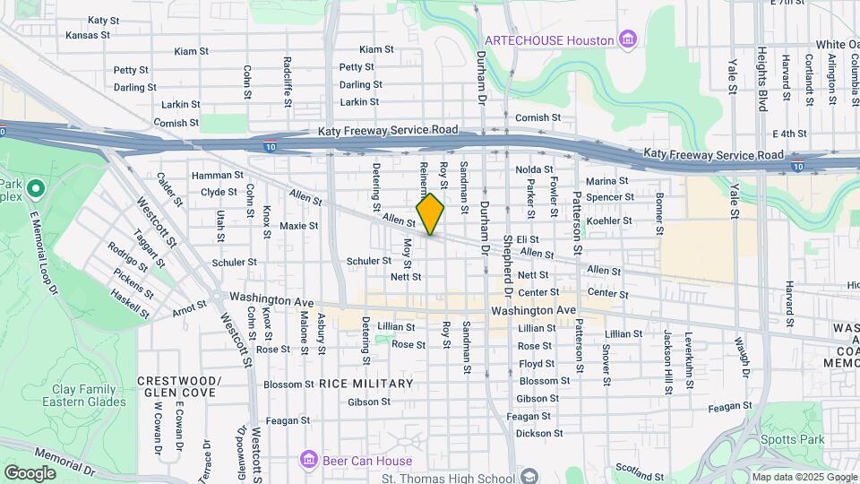 1318 Reinerman St Map and Location Details