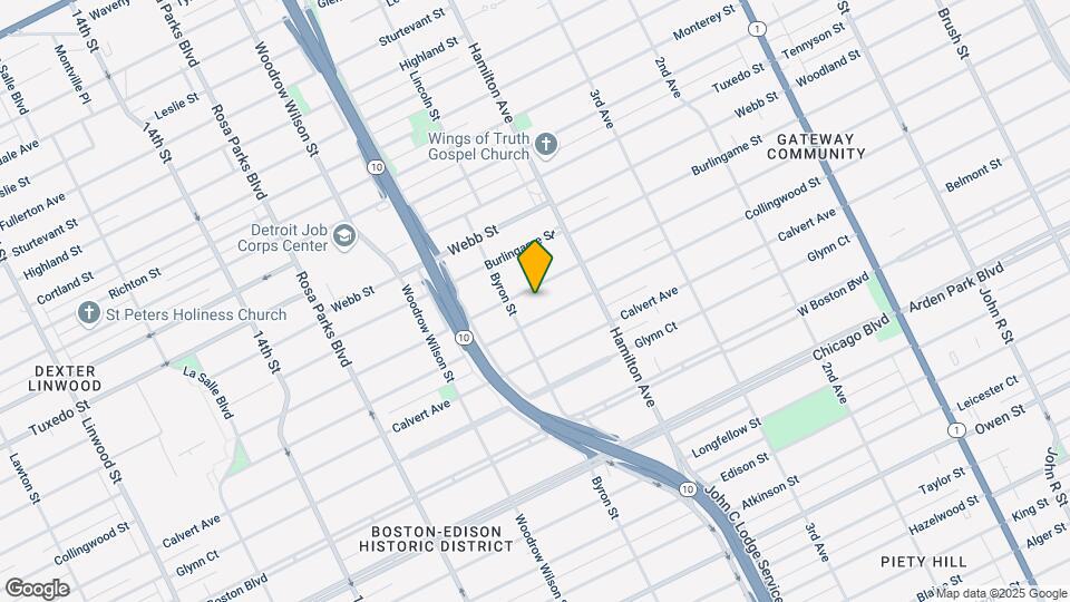 1215 Lawrence St Map and Location Details
