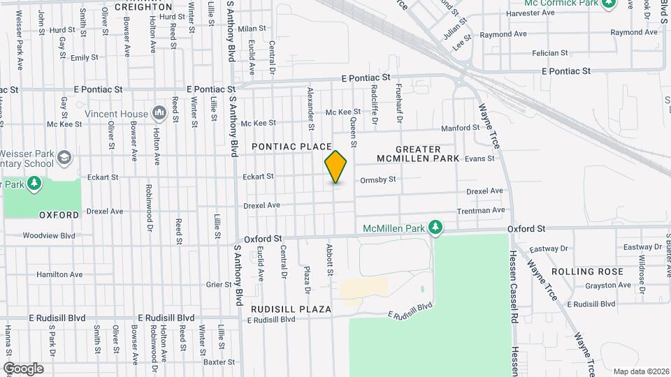 3125 Abbott St Map and Location Details