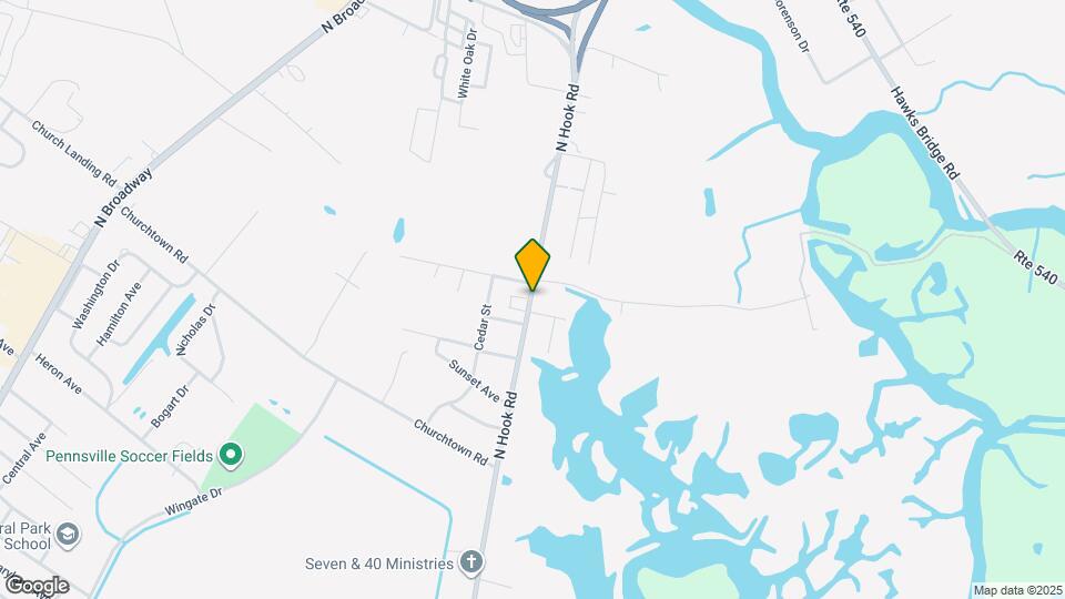 338 N Hook Rd Mapa y Detalles de la Ubicación