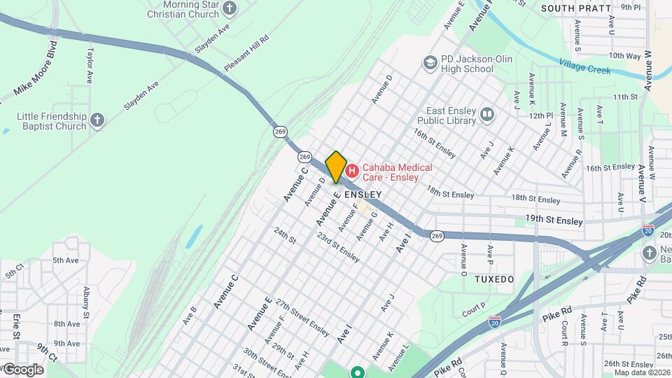 2012-2018 E Ave Mapa y Detalles de la Ubicación