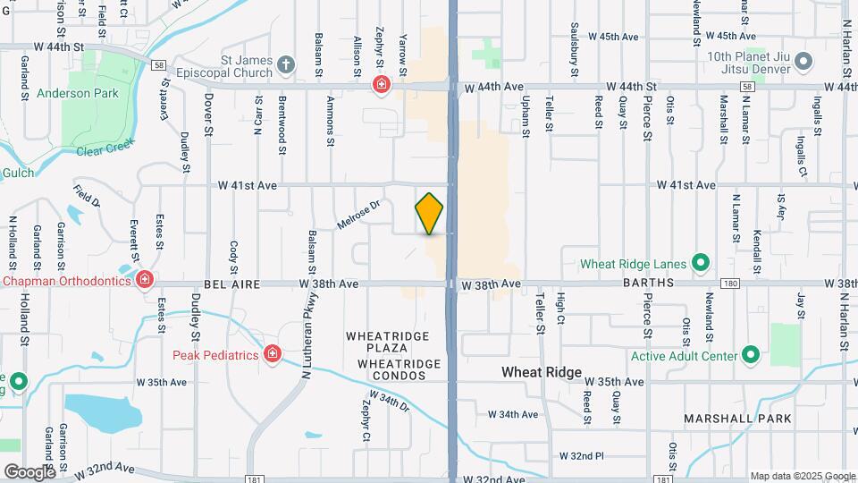 7720-7726 W 39th Ave Map and Location Details