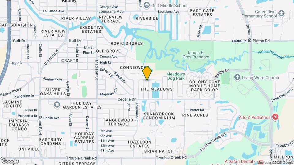 5123 Brookside Ln Map and Location Details