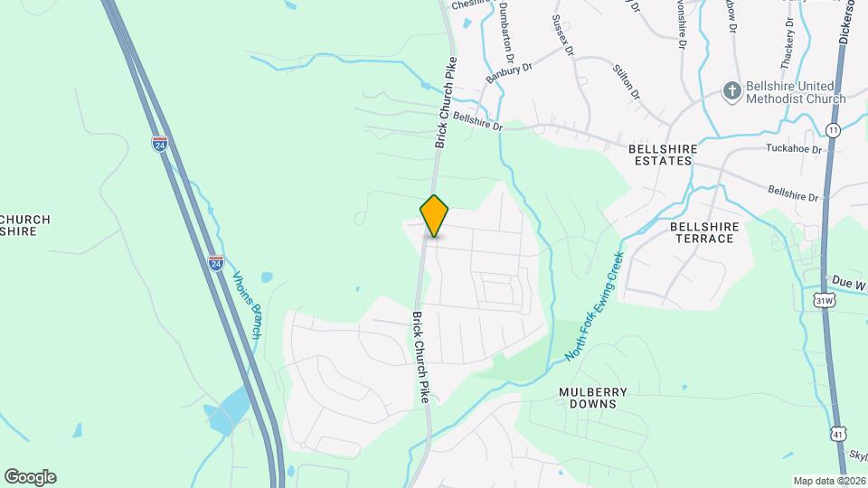 3549 Brick Church Pike Map and Location Details