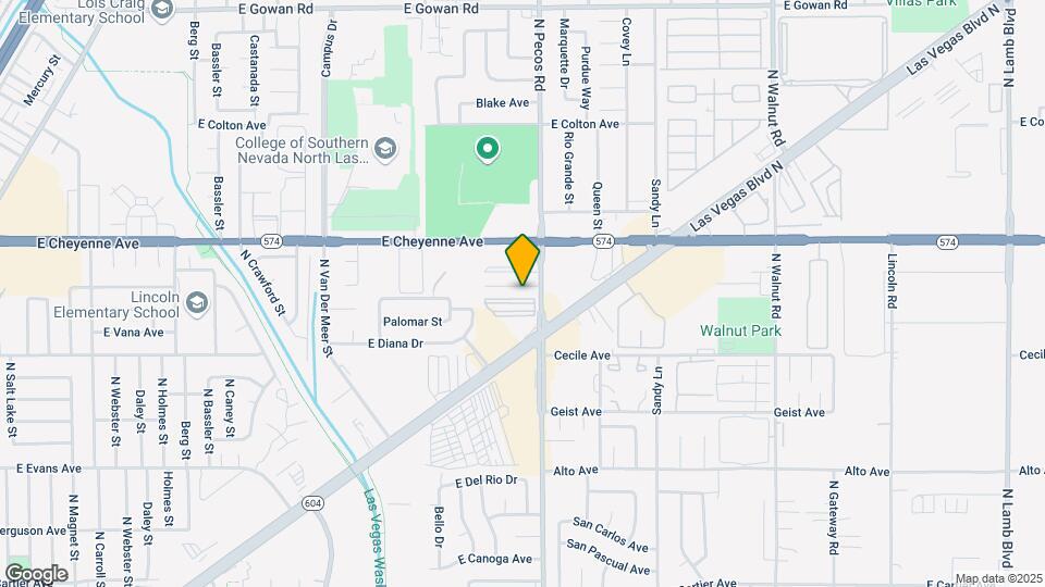 3443 College View Ct Map and Location Details