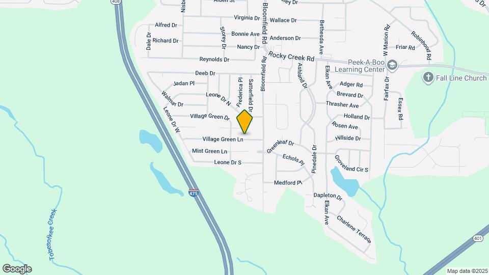 2663 Village Green Ln Map and Location Details
