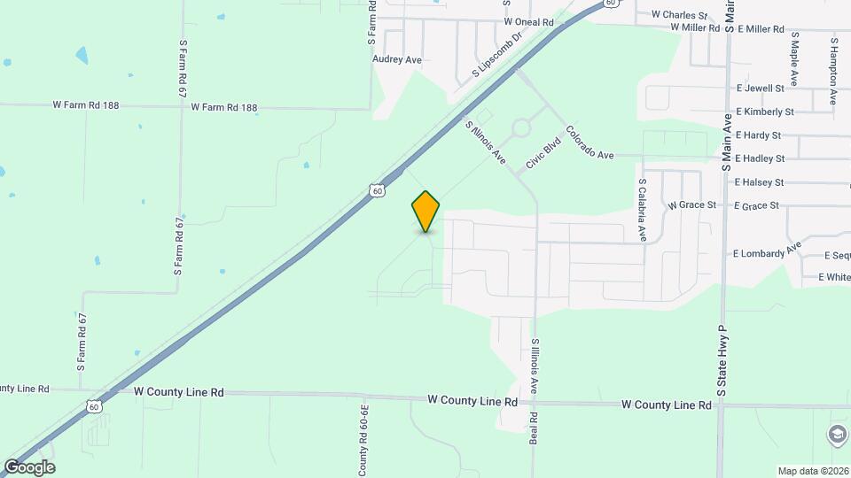 1234 Choctaw Rd Map and Location Details