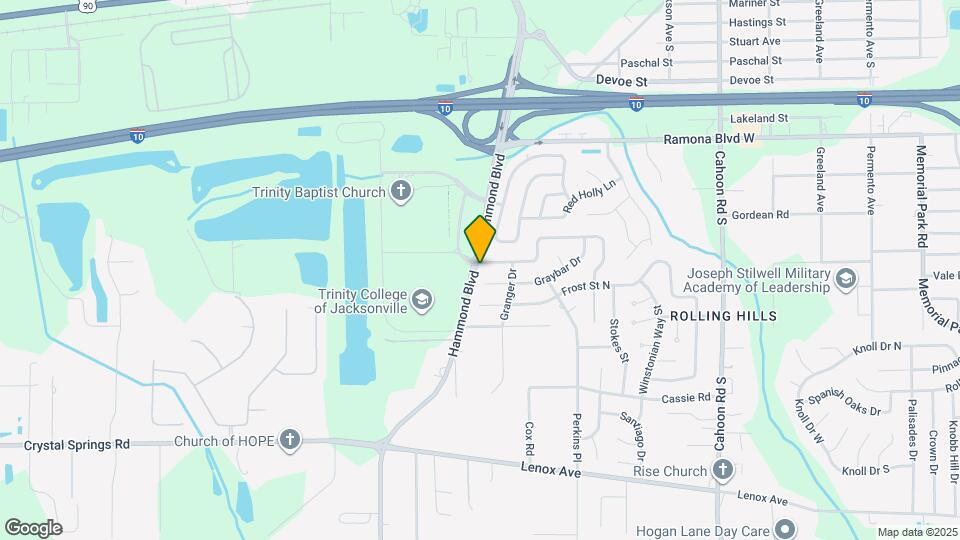 8640 Rockland Dr Map and Location Details