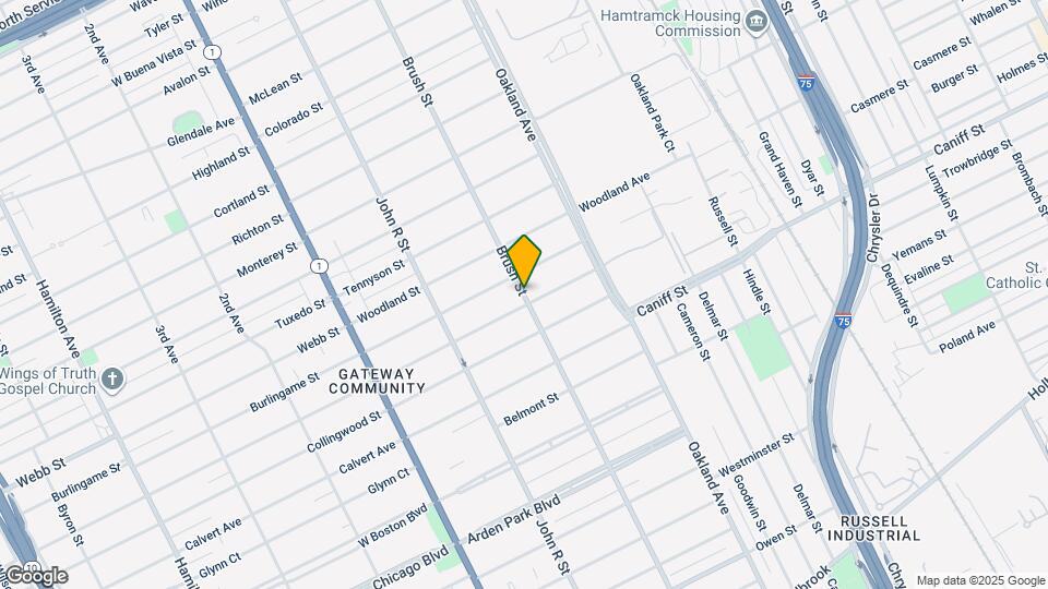 11521 Brush St Map and Location Details