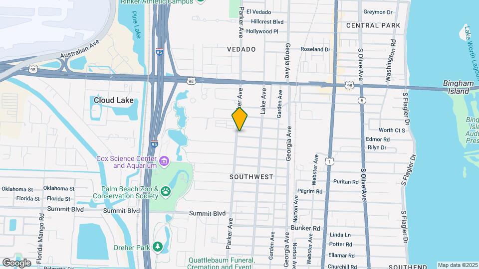 4510 Parker Ave-Unit -1 Map and Location Details