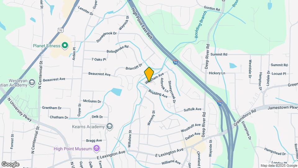 1906 Wickham Ave Map and Location Details