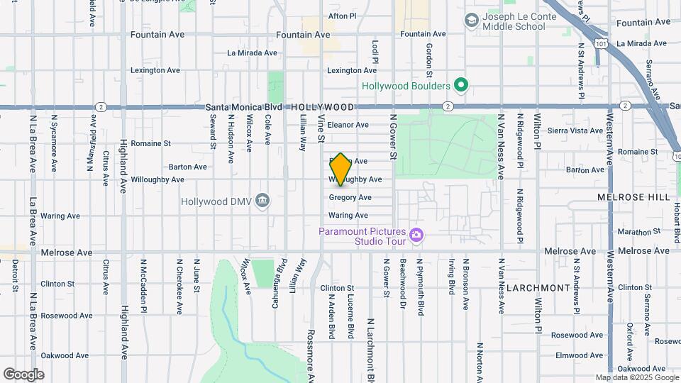 5927 Gregory Ave Map and Location Details