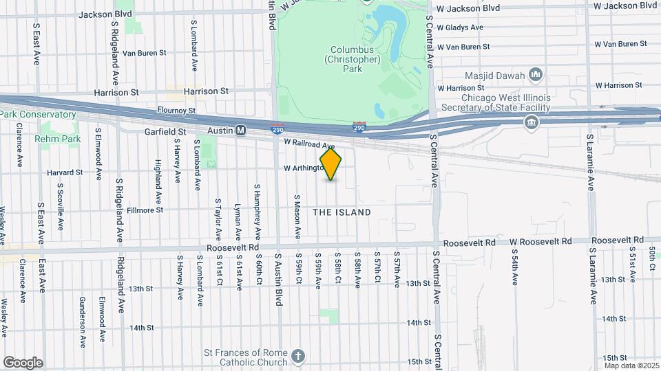 1028 S Monitor Ave-Unit -1 Map and Location Details